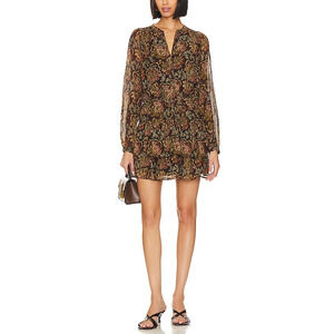 Paige 'Elias' Black Georgette Dress Size XS